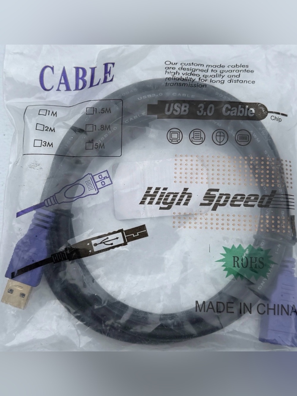 USB 3.0 Extension Cable Male to Female SuperSpeed Powered Data Cord 6 Foot